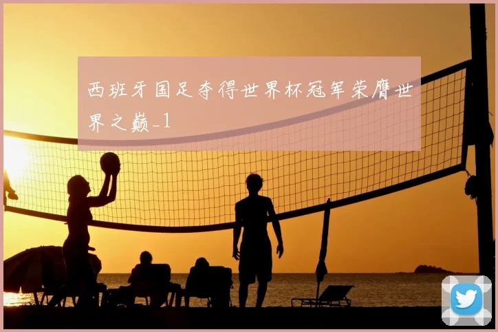 西班牙国足夺得世界杯冠军荣膺世界之巅_1