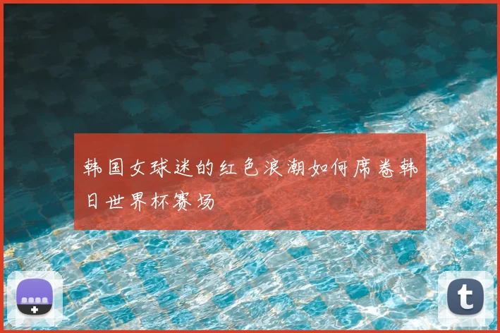 韩国女球迷的红色浪潮如何席卷韩日世界杯赛场